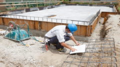 基礎工事で施工したコンクリート構造物の強度測定方法